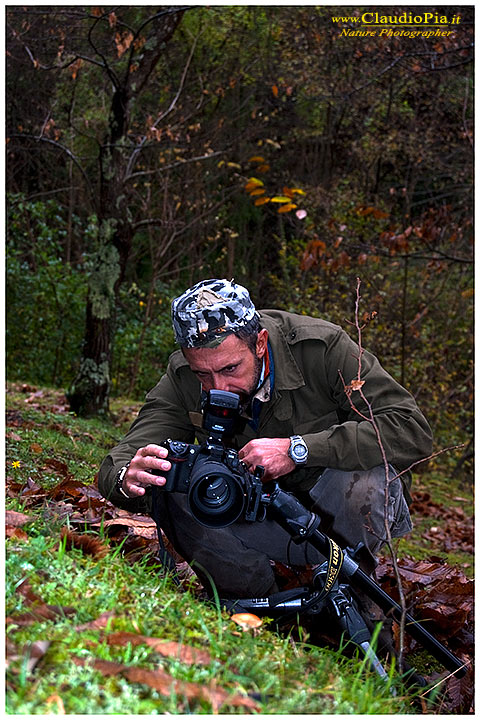 claudio pia nature photographer backstage funghi Val d'Aveto